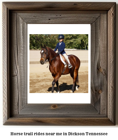 horse trail rides near me in Dickson, Tennessee